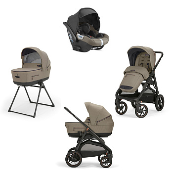 Коляска 3 в 1 Inglesina Aptica XT с подставкой под люльку Stand Up (Tuareg Beige)