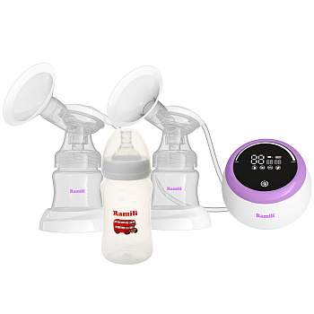 Двойной электрический молокоотсос Ramili SE450 1доп. бутылочка 240ML (SE450240ML) (стандарт)