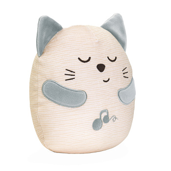 Игрушка мягкая Chicco Мурчащий котёнок First Dreams (муз) (бежевый)