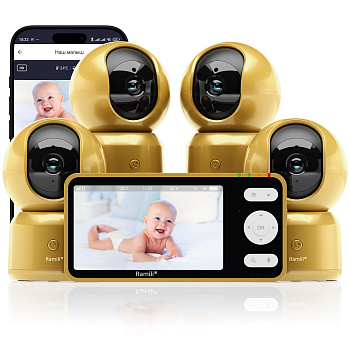 Видеоняня Ramili Baby RV1500GOLD (RV1500X4GOLD)