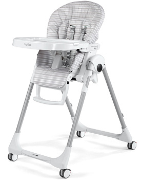 Стульчик для кормления Peg Perego Prima Pappa Follow Me (Linear Grey)