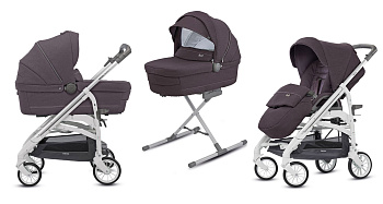 Коляска 2 в 1 Inglesina Trilogy System (Maroon Glace/City White)