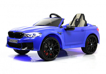 Детский электромобиль RiverToys BMW M5 Competition A555MP (синий)
