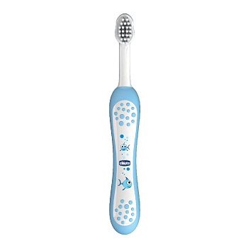 Зубная щетка Chicco, 6+ (голубая, 320617012)