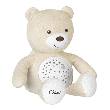Игрушка набивная музыкальная Chicco "Мишка" (бежевый)