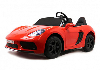 Детский электромобиль RiverToys Porshe Cayman T911TT (красный)