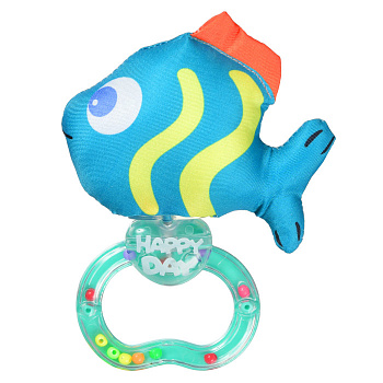 Погремушка Uviton sea friends арт.0605 (бирюзовая рыбка)