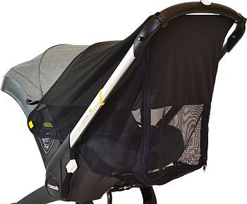 Защита от солнца c москитной сеткой Doona 360° Protection Doona +/Doona i (Black)