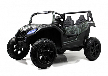 Детский электромобиль RiverToys M222MM (зеленый камуфляж)
