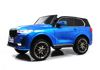 Детский электромобиль RiverToys K070PX (синий глянец)