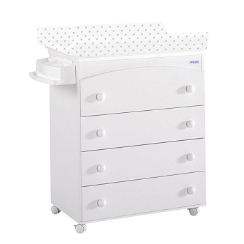 Пеленальный комод Micuna B-970 (White/Grey Stars)