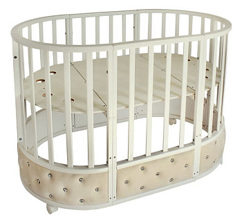 Кроватка-трансформер 7 в 1 Sweet Baby Cappellini (Слоновая кость)