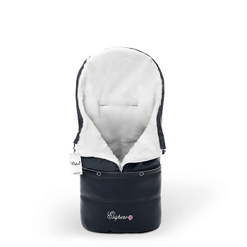 Конверт в коляску Esspero Transformer Arctic (натуральная 100% шерсть) (Black)