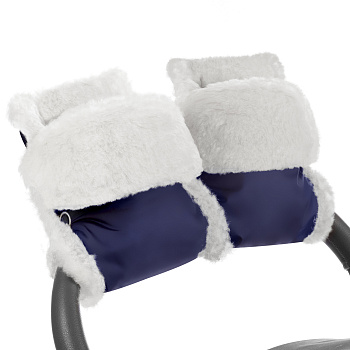 Муфта-рукавички для коляски Esspero Christer (Натуральная шерсть) (Navy)