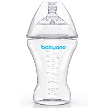 Бутылочка антиколиковая BabyOno NATURAL NURSING (260 мл)