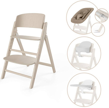 Стульчик для кормления Cybex Click & Fold 4 в 1 Set (All Natural Light)