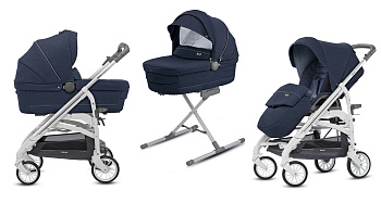 Коляска 2 в 1 Inglesina Trilogy System (Imperial Blue/City White)