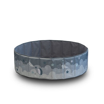 Сухой бассейн UNIX Kids Moon 100 (без шариков) (Grey)