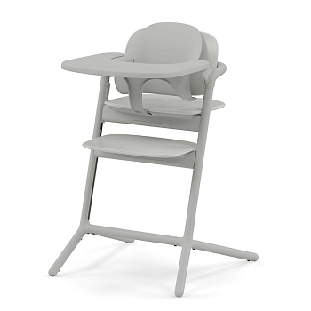 Стульчик Cybex Lemo 4-in-1 Set с мягким вкладышем (Suede Grey)