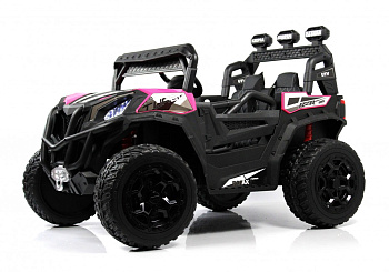 Детский электромобиль RiverToys C111CC (темно-розовый)