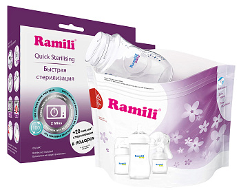 Пакеты для стерилизации в микроволновой печи Ramili RSB110 (RSB110)