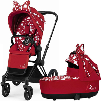 Коляска 2 в 1 Cybex Priam III Jeremy Scott Petticoat (Matt Black)