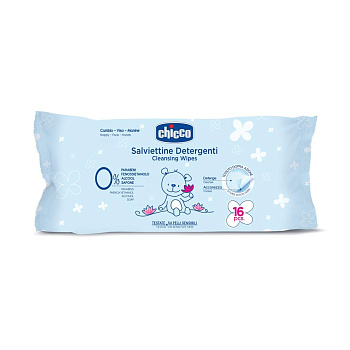 Очищающие салфетки для груди Chicco, 0 мес.+ (16 шт.)