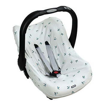 Чехол в автокресло Xplorys Dooky Seat cover 0+ (Origami Swallow Grey Jade)