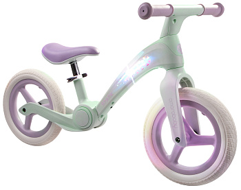 Беговел двухколёсный Amarobaby Spark (мятный/светло-фиолетовый)