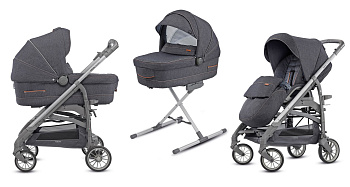 Коляска 2 в 1 Inglesina Trilogy System (Village Denim/City Slate)