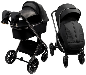 Коляска 2 в 1 Amarobaby Genius (Черный)