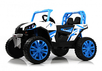 Детский электромобиль RiverToys F888FF (синий)