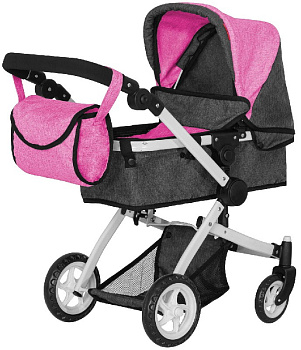 Коляски для кукол Carrello Maestro 2 в 1 (ROSE RED)