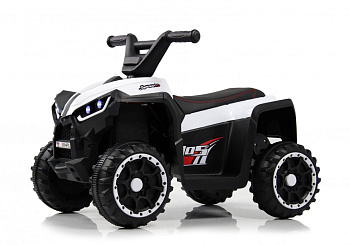 Детский электроквадроцикл RiverToys K004PX (белый)