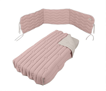 Комплект в кроватку Micuna Mousse 120*60 TX-1650 (Pink)