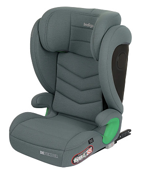 Автокресло Indigo DEFENDER I-SIZE ISOFIX, группа 2+3  (зелёный)