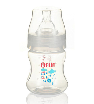 Полипропиленовая бутылочка для кормления с широким горлышком Farlin (140 мл)