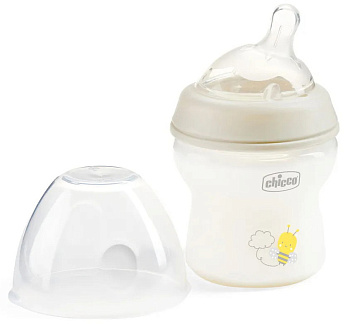 Бутылочка для кормления Chicco NaturalFeeling, UNI,150мл 0м+ (пласт) (нейтральный)
