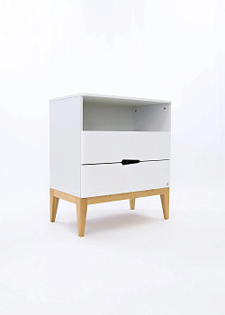 Комод ANTEMI Stella Light (Белый/Дерево)