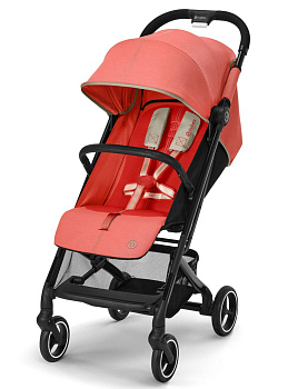 Прогулочная коляска Cybex Beezy (Hibiscus Red с дождевиком и бампером)