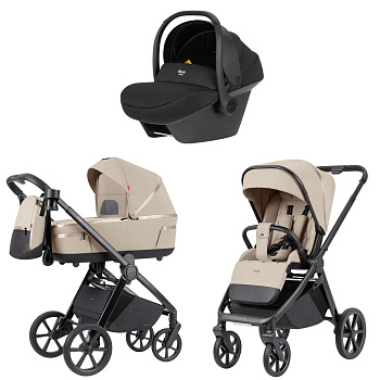 Коляска 3 в 1 Carrello Omega Plus CRL-6540 и автокресло Nova DK791 Black Line