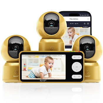 Видеоняня Ramili Baby RV1500GOLD (RV1500X3GOLD)