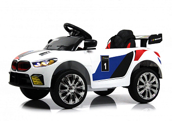 Детский электромобиль RiverToys F444FF (белый)