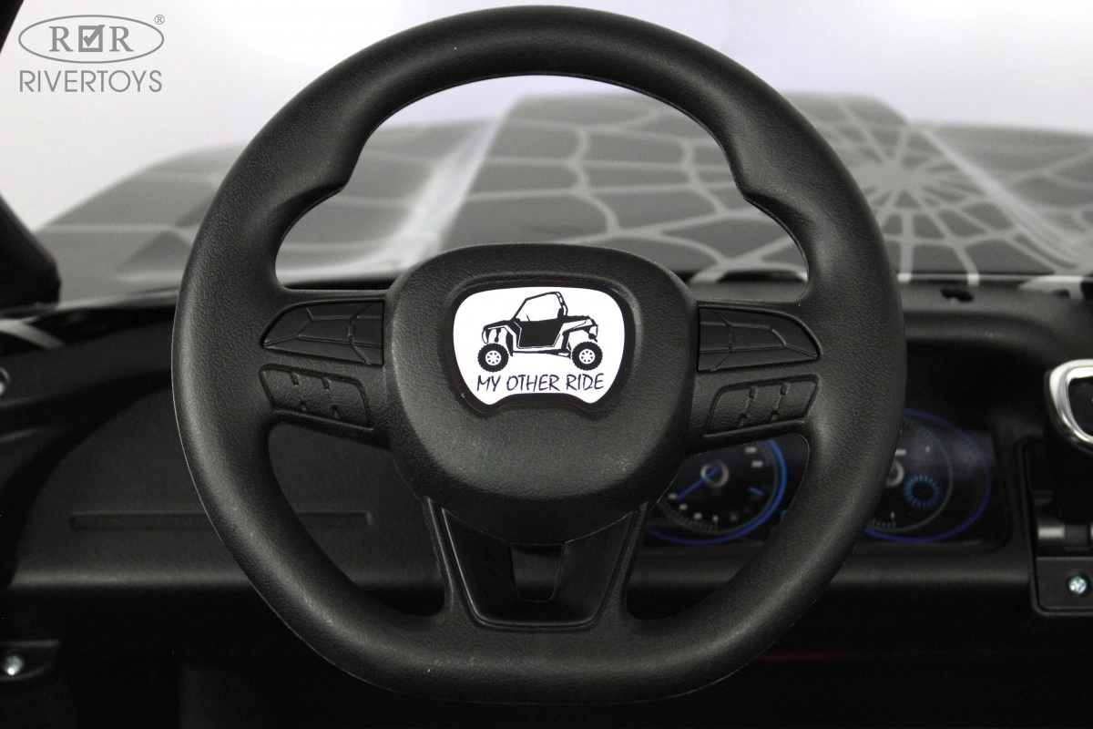 Детский электромобиль RiverToys T777TT 4WD черный Spider yimx5p1wgwjvg1j6o6ej19lni63co7ko