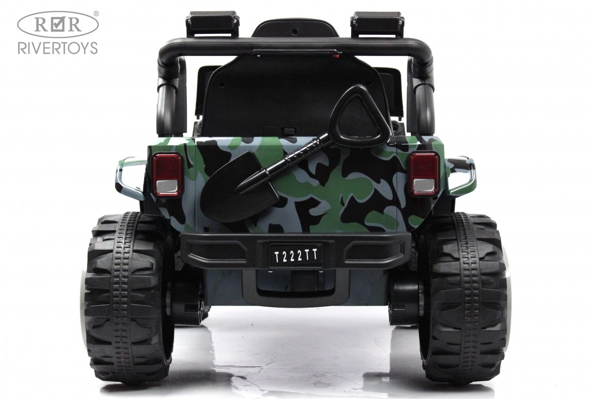 Детский электромобиль RiverToys T222TT 4WD камуфляж hq5i1p08i5ap4g3n3ap0gtlk5i2prckb