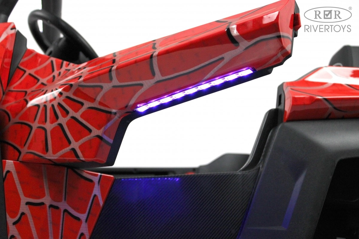 Детский электромобиль RiverToys T777TT 4WD красный Spider irq513rh52eb4cddid70jgio0oddgu0t