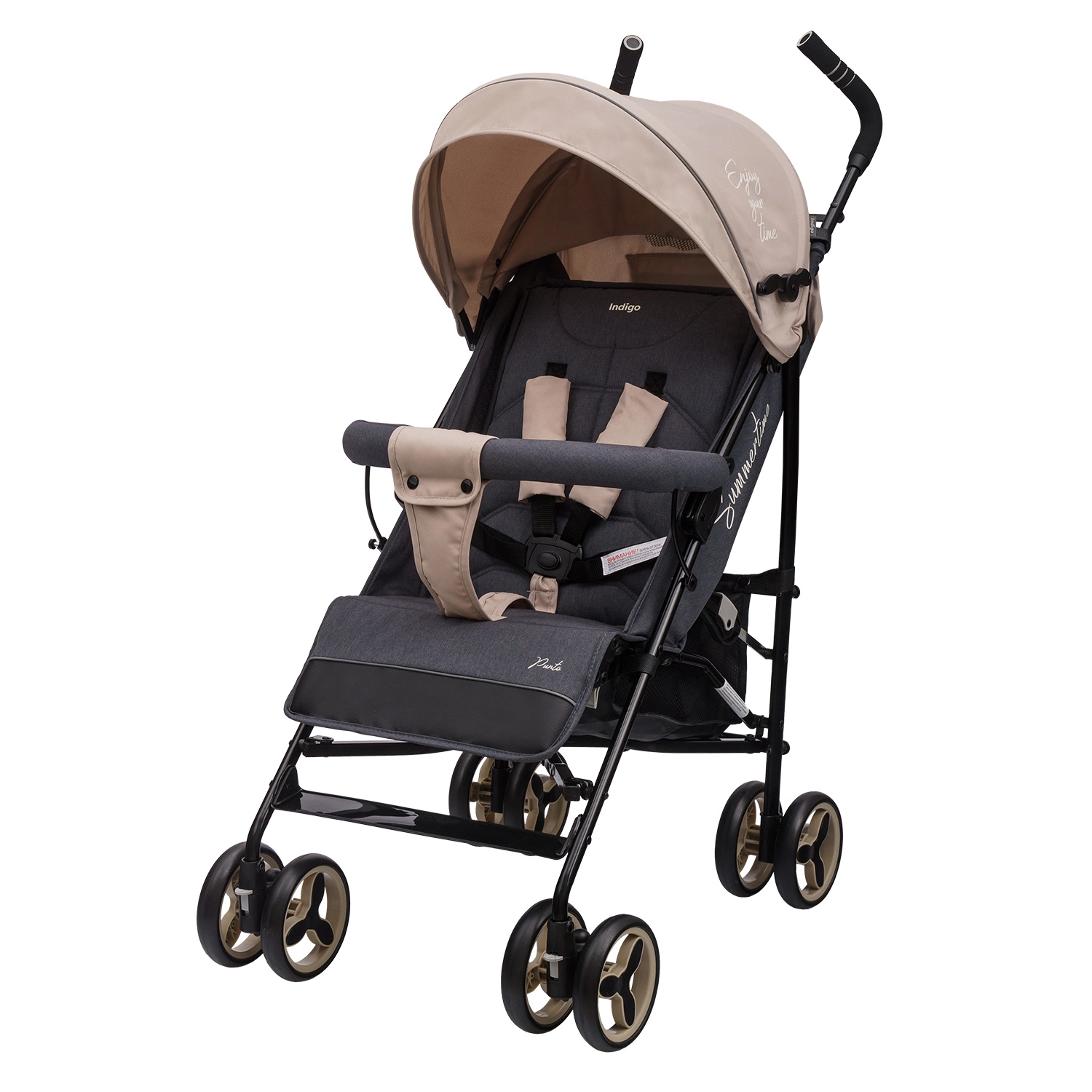 Коляска-трость INDIGO PUNTO  бежевый 96ef77f4a82d3850f61aee9bc5f63232