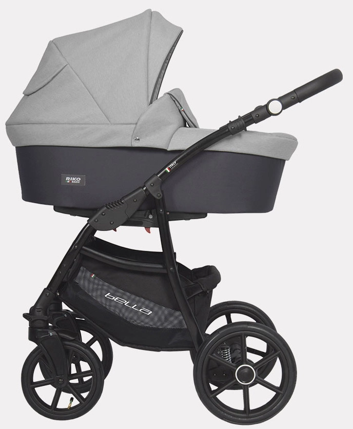 Детская коляска Riko Basic Bella 2 в 1 01 серый-графит eyk3l99wcq22tlj49yl22r7scyvgo9n1