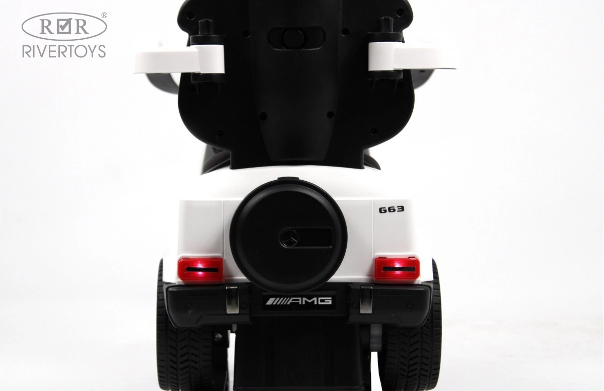 Детский толокар RiverToys Mercedes-Benz G63 Z001ZZ-C белый бриллиант t0e45zponeqb0gar8z5f3wbv74zj3uea
