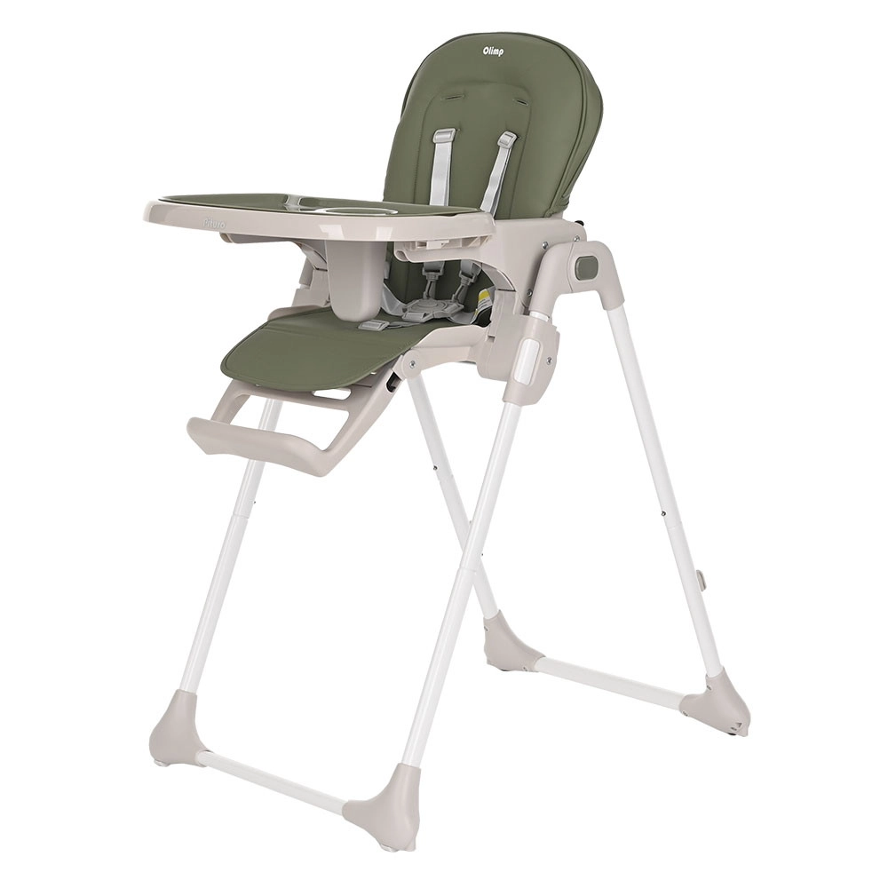 Детский стул для кормления Pituso Olimp, Eco-кожа, вкладыш Dark Green/Темно-зеленый ljnae2gm2xob45wz9vla8sad456j3ad1